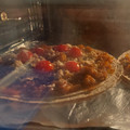 El cooksnap de Sari Mona cuando hizo Pizza con base de fajita integral.