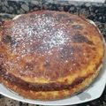El cooksnap de Zuri cuando hizo Tarta de queso al horno con toppings de galleta y virutas de chocolate.