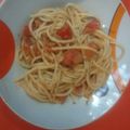 El cooksnap de Adri Cruz cuando hizo Spaghetti con atún. ॐ.