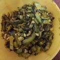 ÝTumpa Bose's cooksnap of when they made Karela Sabzi.