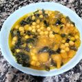 El cooksnap de Rosa Maria Cano Aparicio cuando hizo Potaje de garbanzos con calabaza y espinacas.