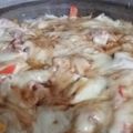 El cooksnap de Ibrahim Sánchez cuando hizo Alambre de cecina, champiñón y longaniza con queso.