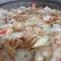 El cooksnap de Ibrahim Sánchez cuando hizo Alambre de cecina, champiñón y longaniza con queso.