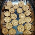 El cooksnap de Tomoe Gozen cuando hizo Galletas de avena,pasas y coco: "corazones".