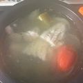 El cooksnap de mjmonseco cuando hizo Emblanco -sopa de pescado andaluza-.