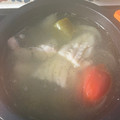 El cooksnap de mjmonseco cuando hizo Emblanco -sopa de pescado andaluza-.