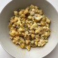 El cooksnap de Nuria Garcia Baeza cuando hizo Curry de coliflor, patata y guisantes.