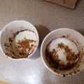 El cooksnap de Alicia Carrillo cuando hizo Postre con yogur, plátano y avena "estilo tiramisú".