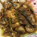 Cooksnap Noor Syahera semasa beliau membuat Ikan taucu simple.