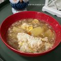 Cooksnap Zieta Ali semasa beliau membuat Sup kentang & suhun.