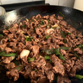 El cooksnap de Carmen Gloria Sandoval cuando hizo Carne Mongoliana.