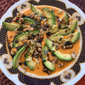 El cooksnap de Raquel Portales Amo cuando hizo Ensalada de aguacate, salmorejo y frutos secos.
