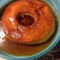 El cooksnap de Laura Gudy cuando hizo Flan casero.