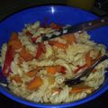 El cooksnap de Señorita Cocinita cuando hizo Wok de tirabuzones con verduras .