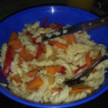 El cooksnap de Señorita Cocinita cuando hizo Wok de tirabuzones con verduras .