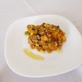 El cooksnap de Marco cuando hizo Charquicán con huevo.