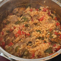 El cooksnap de ivan martinez cuando hizo Arroz con costillas de cerdo ibérico adobadas.