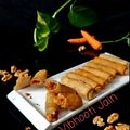 Vibhooti Jain का कुकस्नैप जब उन्होंने चीजी वॉलनट सिगार (cheesy walnut cigar recipe in hindi) बनाया था।