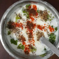 Asha Sharma's cooksnap of when they made Danhi Boondi Raita.