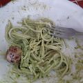 El cooksnap de Kari Castillo cuando hizo Pasta a la poblana.