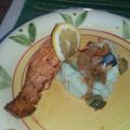 El cooksnap de Andrés Martínez cuando hizo Salmón a la mantequilla.