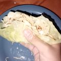 El cooksnap de agustin rizzieri cuando hizo Wrap de repollo Keto.