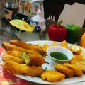 Ñôôri Màlîk's cooksnap of when they made Hari mirch ke pakoray (Green Chilli Fritters).