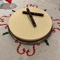 El cooksnap de Eugenio cuando hizo Tarta de turrón y dos chocolates con Thermomix.