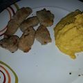 El cooksnap de Evita Carle cuando hizo Nuggets de pollo.