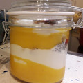 El cooksnap de Neus cuando hizo Postre en copa light de mango y queso batido.