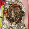 El cooksnap de Joe Meny cuando hizo Pescado al vapor.