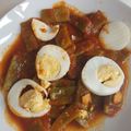 El cooksnap de belgobe cuando hizo Judías verdes con tomate y huevo duro.