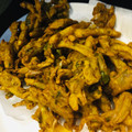 Erum Ahmed's cooksnap of when they made Palak Pakoray.