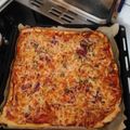 Józsefné Bendli Cooksnap-ja, amikor elkészítette a(z) Sonkás- gombás- olívabogyós pizza receptet.