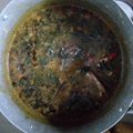 Akachi Clifford 's cooksnap of when they made Achi bitterleaf soup.