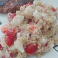 El cooksnap de Berenice Jasso cuando hizo Tabuleh con quinoa. ॐ.