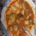 El cooksnap de Luci Armengol Corregor cuando hizo Guisado de patatas con sepia y gambas.