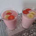 Bettina Kiss Cooksnap-ja, amikor elkészítette a(z) Rózsaszínű mámor smoothie receptet.