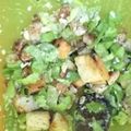 El cooksnap de Soraya Sena cuando hizo Ensalada César.