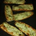 El cooksnap de Carla Rodriguez cuando hizo Pan de ajo y queso.