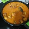 El cooksnap de libertyci cuando hizo Albóndigas con salsa de almendras.