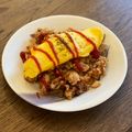 Kanaaneko 's cooksnap of when they made Omurice.