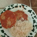 El cooksnap de Wendy Martir cuando hizo Tortitas de avena en salsa de jitomate.
