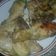 El cooksnap de Yamila Dornell cuando hizo Pollo al horno con mostaza y acompañado de ensalada de rúcula...