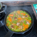 El cooksnap de Alejandro López cuando hizo 🗣✅Albóndigas a la jardinera🍽.