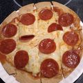 Isaac B's cooksnap of when they made Krisp Keto Pizza.