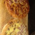 El cooksnap de Mariana Rassias cuando hizo Pizza de jamón, queso mozzarella y maízReceta #3.