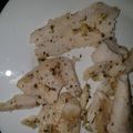 El cooksnap de Laura Castillo cuando hizo Merluza a la plancha con salsa de ajo y perejil.