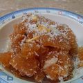 Hina Ibrahim's cooksnap of when they made Mango Halwa.