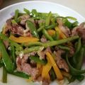 蝦米 的 #65 青椒肉絲 2 cooksnap